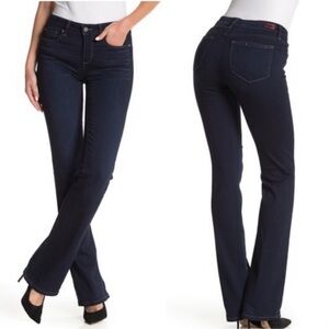 Paige Manhattan dark wash boot cut jeans size 25, wash: Sania